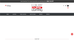 Desktop Screenshot of luxuryeurolighting.com